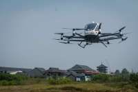 Taksi Terbang EHang 216-s Sukses Diuji Coba, Klaim Sudah Ada Izin dari Kemenhub