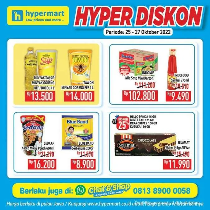 Promo Hypermart Mulai 25-27 Oktober 2022