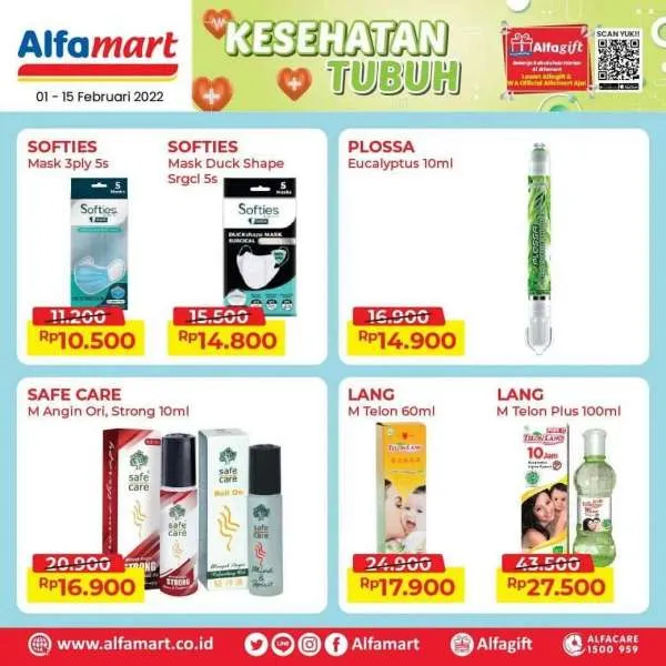Promo Alfamart Edisi Kesehatan Tubuh Periode 1-15 Februari 2022