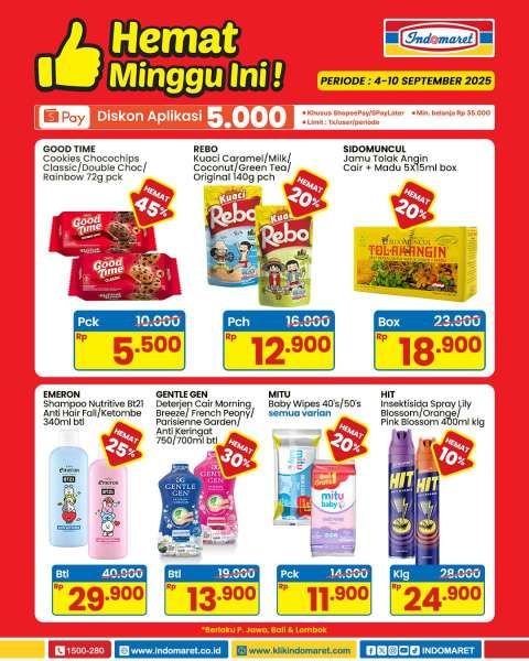 Promo Indomaret Hemat Minggu Ini 4-10 September 2025