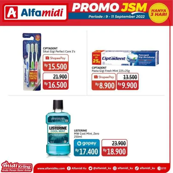 Promo JSM Alfamidi Periode 9-11 September 2022