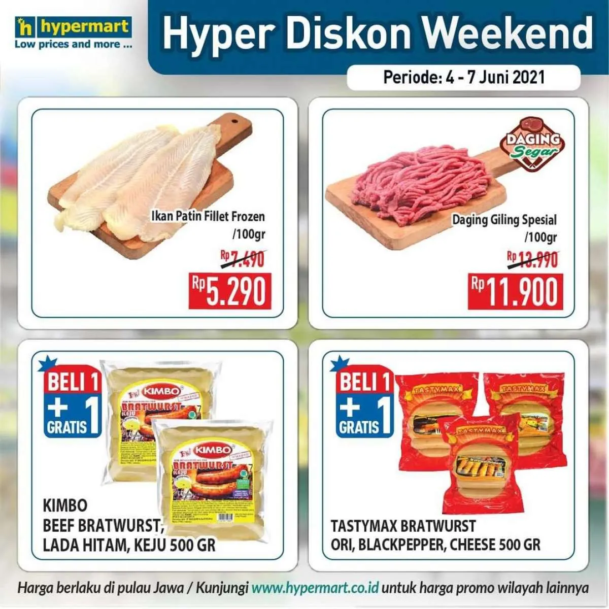 Promo Hypermart weekday 7 Juni 2021, ada banyak diskonan di hari kerja!