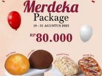 Promo Mako Bakery Merdeka Package 18-31 Agustus, Paket Roti Favorit Rp 80.000