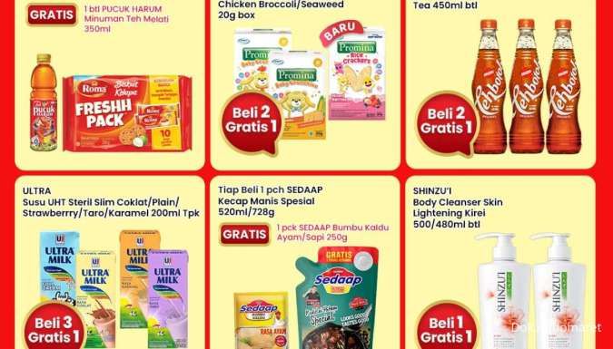 Promo Berhadiah Indomaret 10 Juli 2024, Aneka Minuman Beli 2 Gratis 1