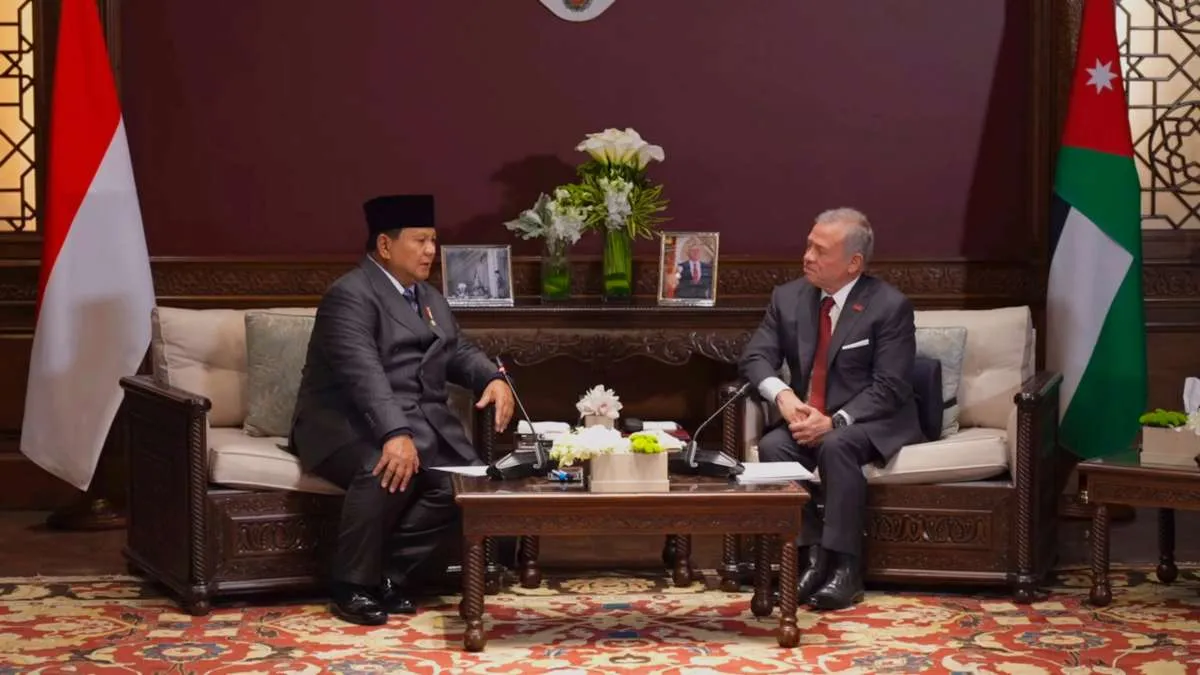 Presiden Prabowo Temui Raja Jordania, Kompak Wujudkan 2 Negara Palestina-Israel
