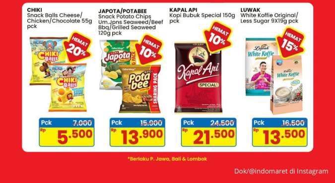 Promo Indomaret Weekday Juni 2025, Beli Kapal Api & Luwak White Koffie Lebih Hemat 