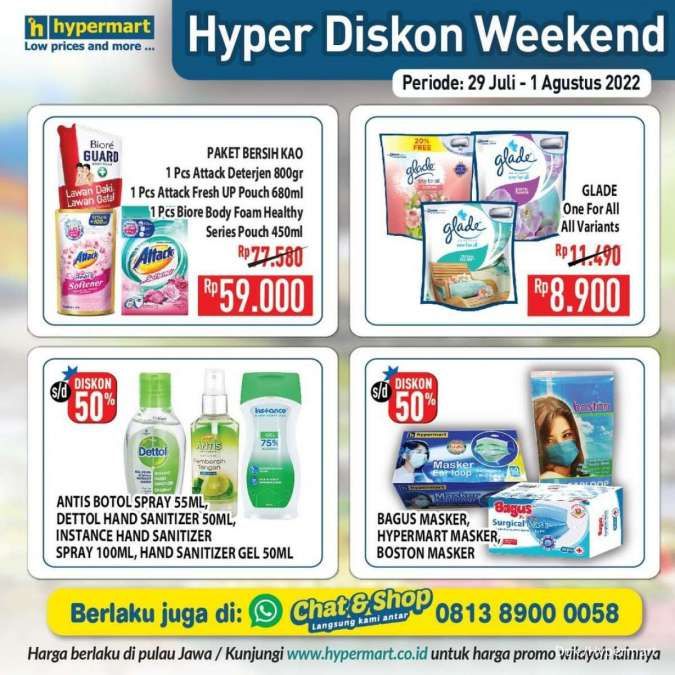 Promo JSM Hypermart Hyper Diskon Weekend Terbaru 29 Juli-1 Agustus 2022