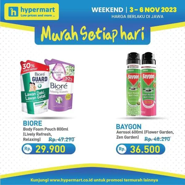 Promo JSM Hypermart Hyper Diskon Weekend Periode 3-6 November 2023