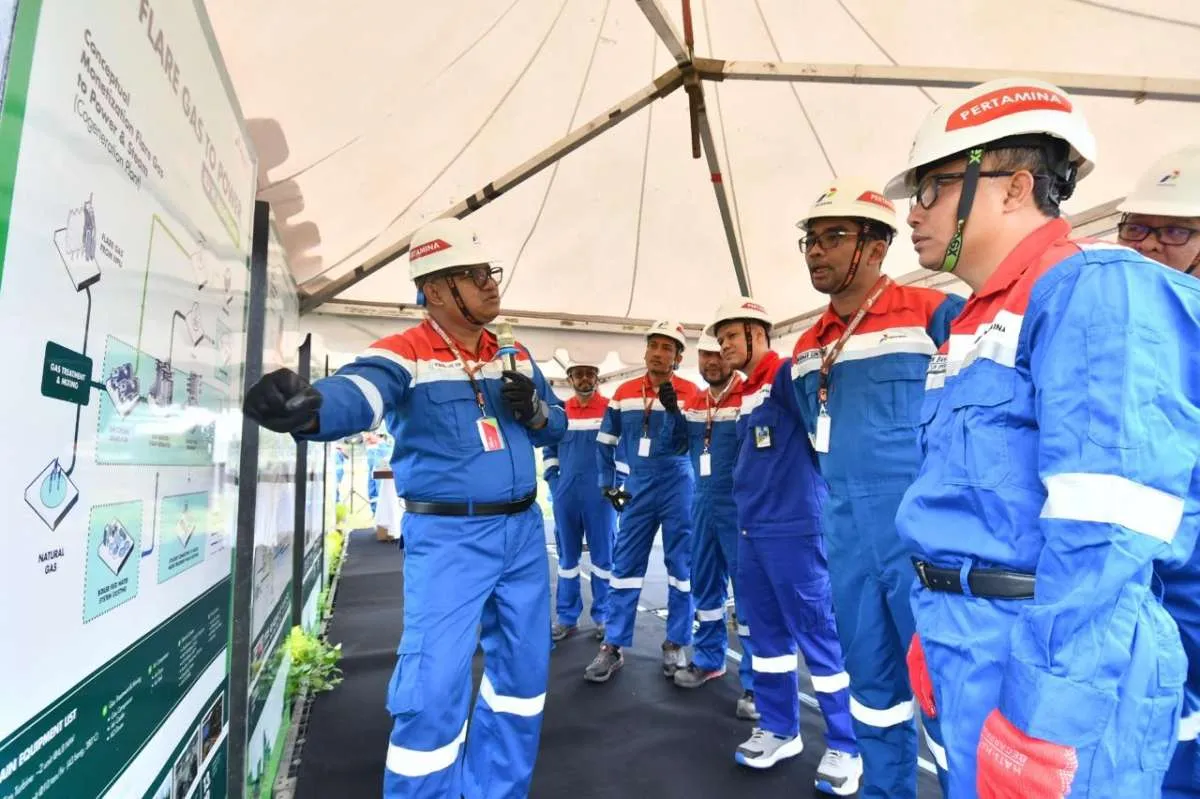 Kilang Pertamina dan Pertamina NRE Kolaborasi Ubah Gas Suar Kilang Jadi Listrik