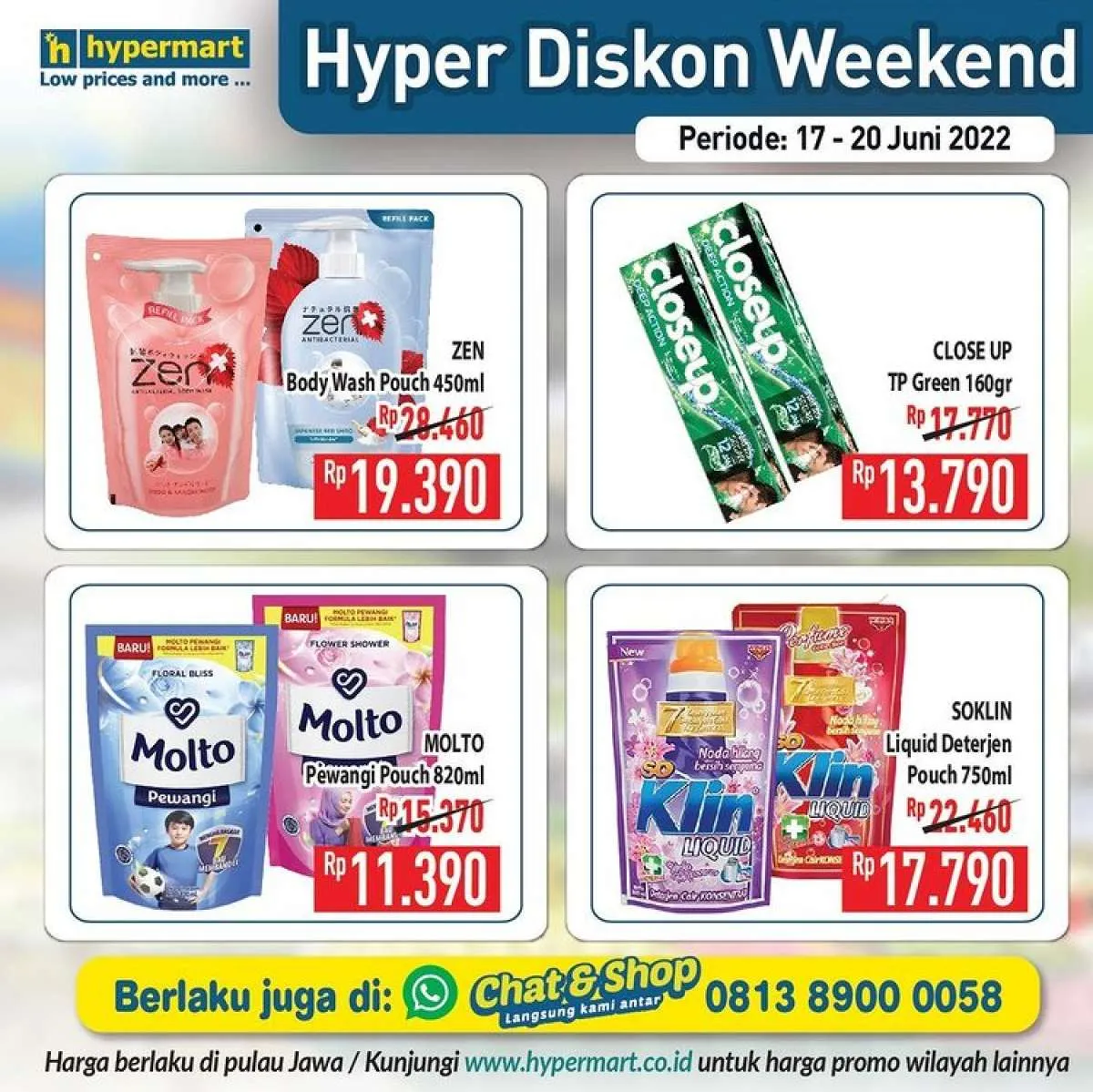 Katalog Promo Hypermart Hyper Diskon Weekend Periode 17-20 Juni 2022