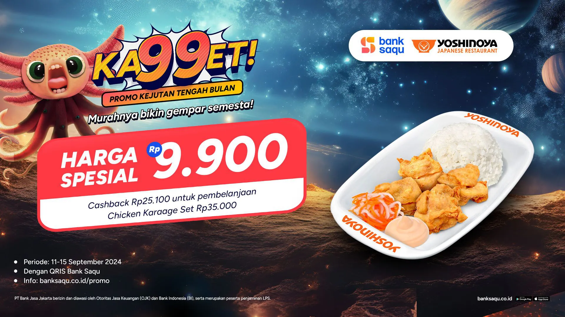 Yoshinoya - Promo Ka99et Rp 9.900