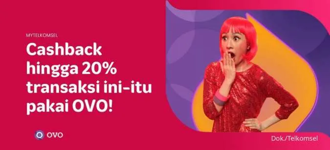 Promo Telkomsel Agustus 2022, Beli Pulsa Pakai OVO Dapat Cashback 20%