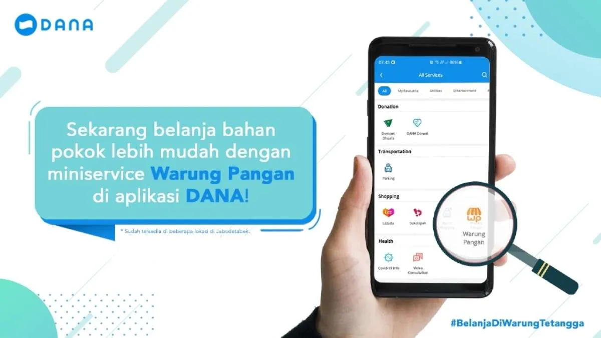 Kerjasama DANA dan BGR Logistic berikan Miniservice Warung Pangan agar pulihkan UMKM