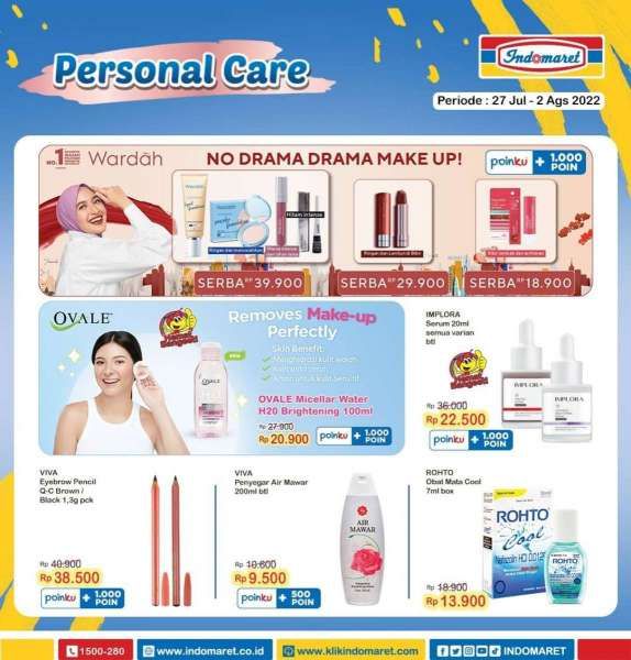 Belanja dengan lebih terjangkau di promo Indomaret super hemat mingguan terbaru pada bulan Juli tahun 2022 ini. 