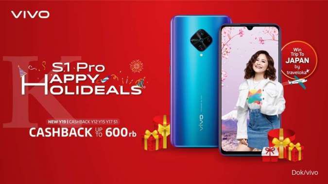 Harbolnas 12.12,Vivo Gelar S1 Pro Happy Holideals