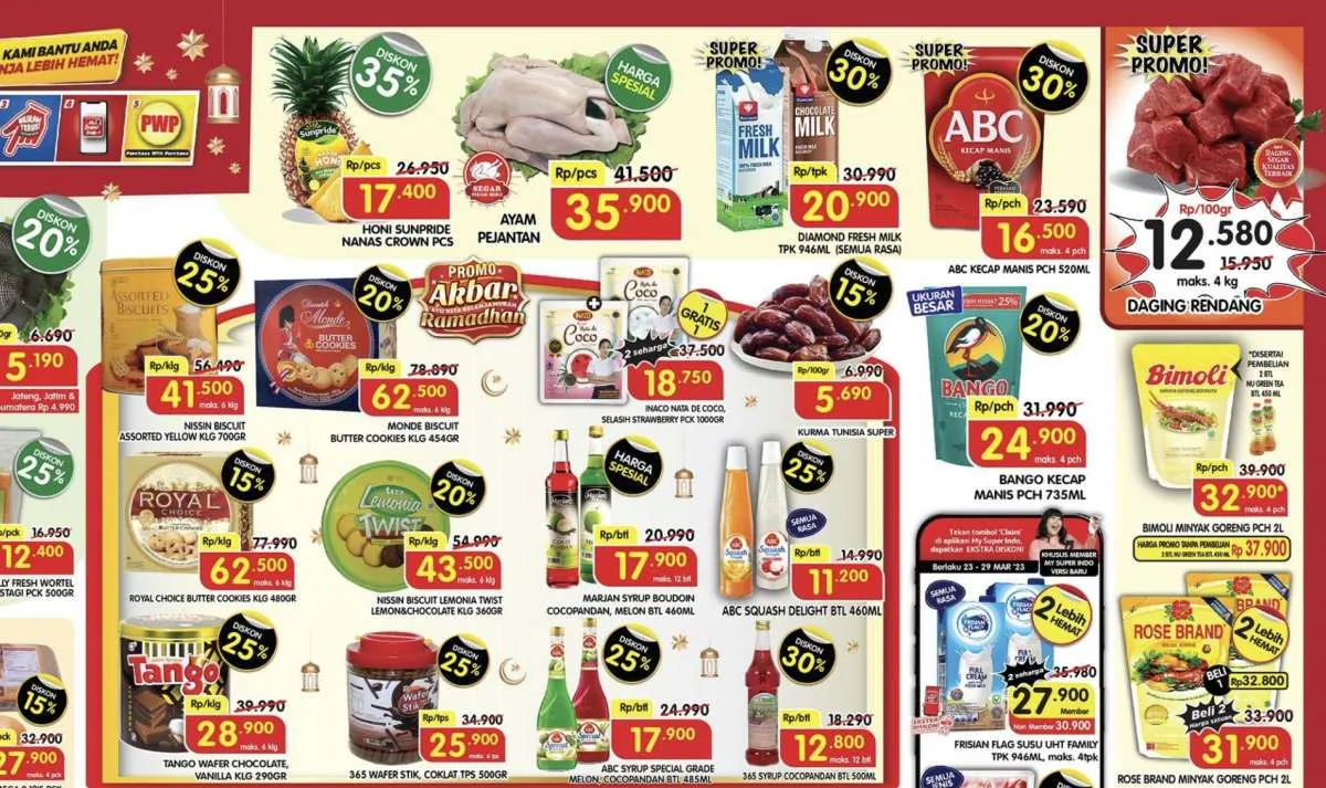 Katalog Promo Superindo Sampai Kamis 30 Maret 2023, Diskon Sebelum Akhir Pekan