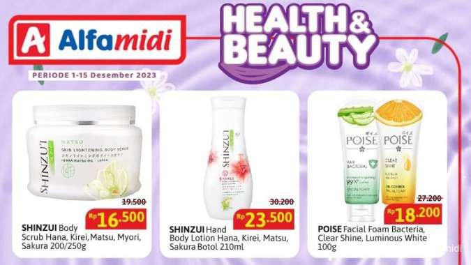 Promo Alfamidi Health & Beauty 1-15 Desember 2023, Ada Promo Beli 1 Gratis 1!