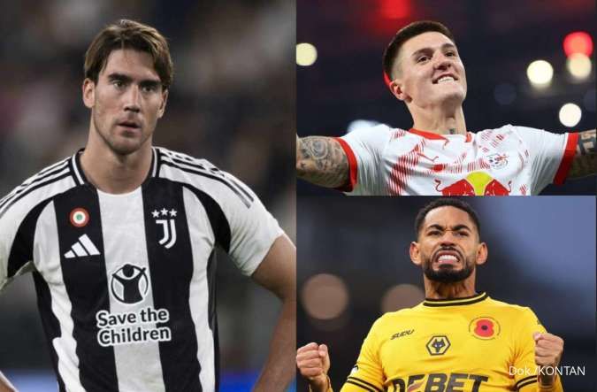 Kabar Transfer Arsenal: Vlahovic Menutup Pintu, Cunha dan Sesko Jadi Target