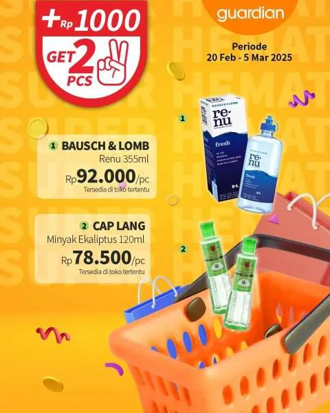 Promo Guardian Super Hemat Periode 20 Februari-5 Maret 2025