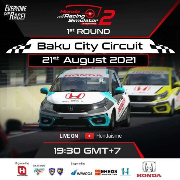 Setelah Jaring Lebih dari 190 Peserta, Honda Racing Simulator Championship 2 Memasuki Seri Perdananya