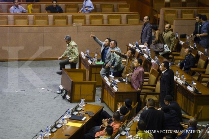 Ketua komisi DPR dipilih tanpa koalisi pro Jokowi