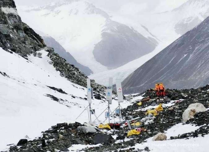 China Mobile dan Huawei Hadirkan Teknologi 5G di Puncak Tertinggi Dunia
