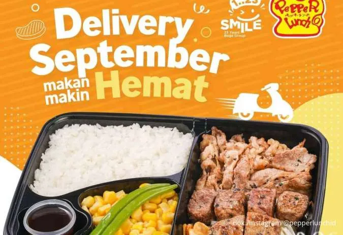 Promo Pepper Lunch Delivery September Hemat, Pakai GoFood Diskon sampai 46%