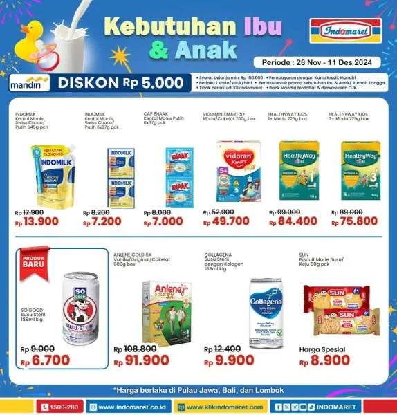 Promo Indomaret Super Hemat Periode 28 November-11 Desember 2024