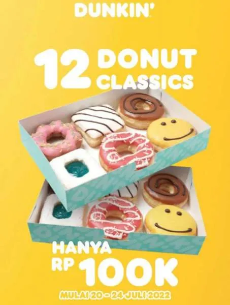 Promo Dunkin 20-24 Juli 2022