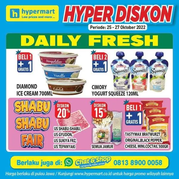 Promo Hypermart Mulai 25-27 Oktober 2022