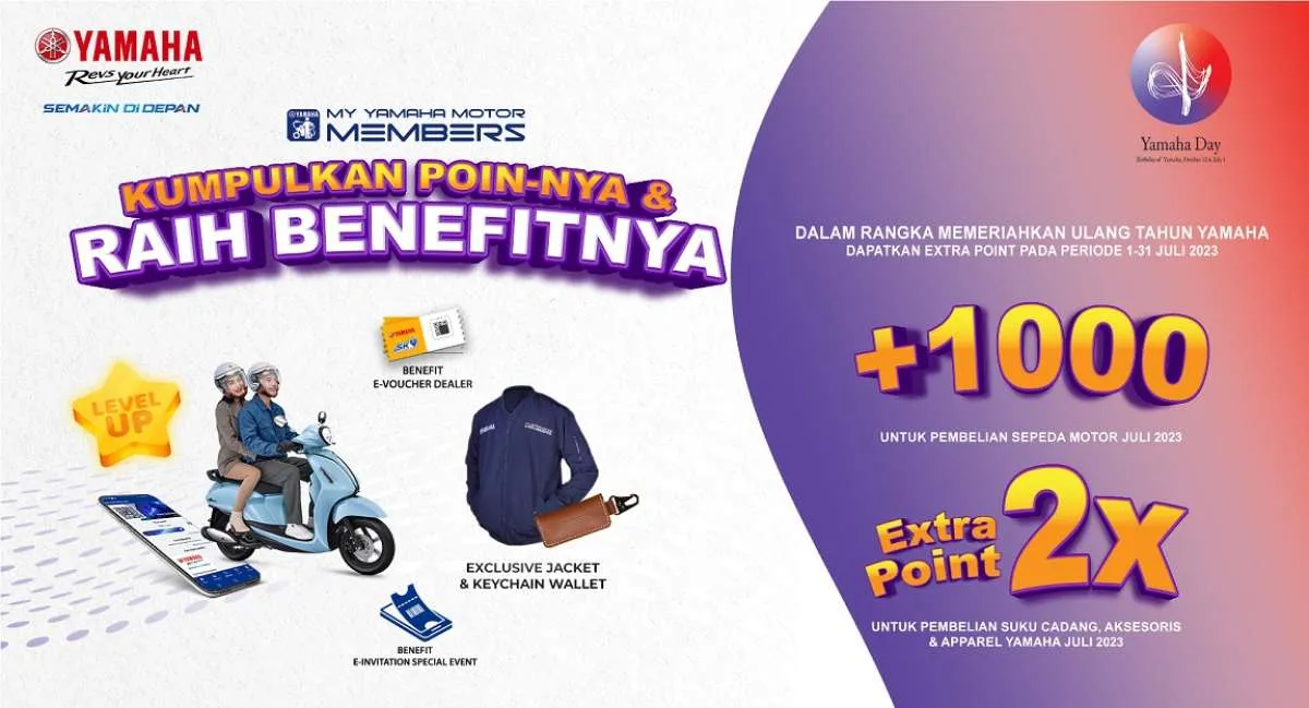 Gebyar Yamaha Day Masih Berlangsung, Ikuti Beragam Aktivitas & Raih Hadiah di Juli 
