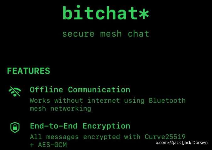 Bitchat, Inilah Kelebihan dan Kekurangan Aplikasi yang Bisa Kirim Chat Offline