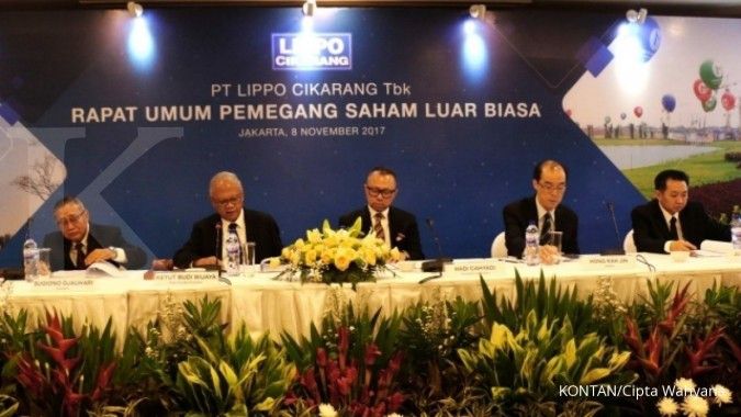 Butuh dana US$ 200 juta, Lippo Cikarang (LPCK) akan gelar rights issue