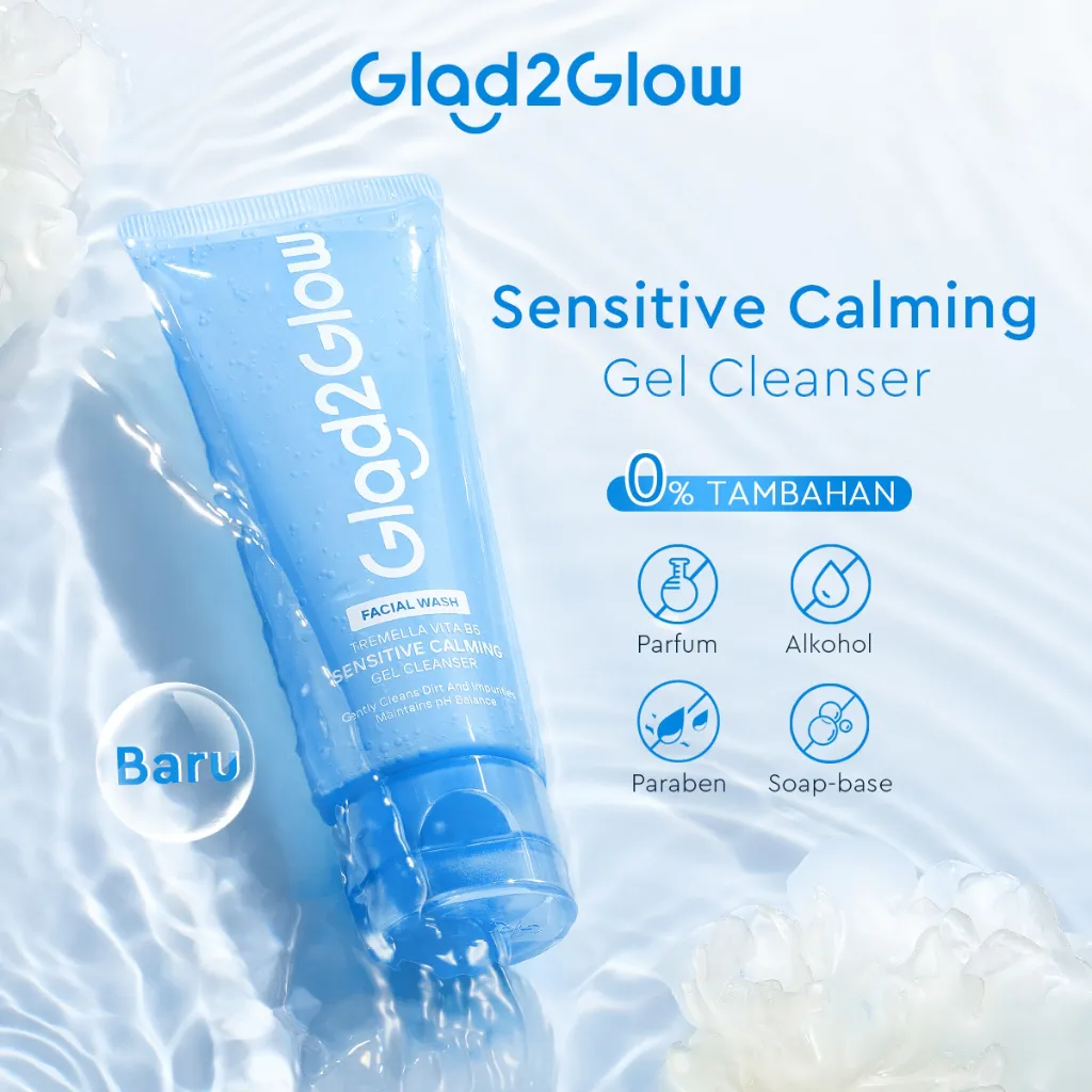 Glad2Glow Tremella Vita B5 Sensitive Calming Gel Cleanser