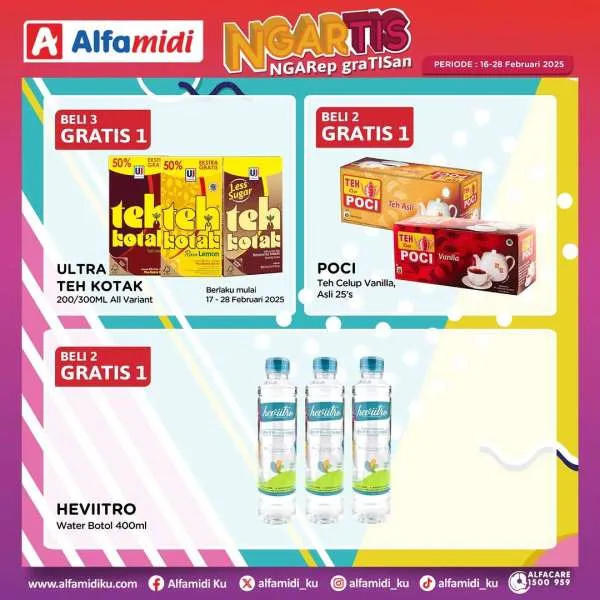 Promo Alfamidi Ngartis (Ngarep Gratisan) Periode 16-28 Februari 2025