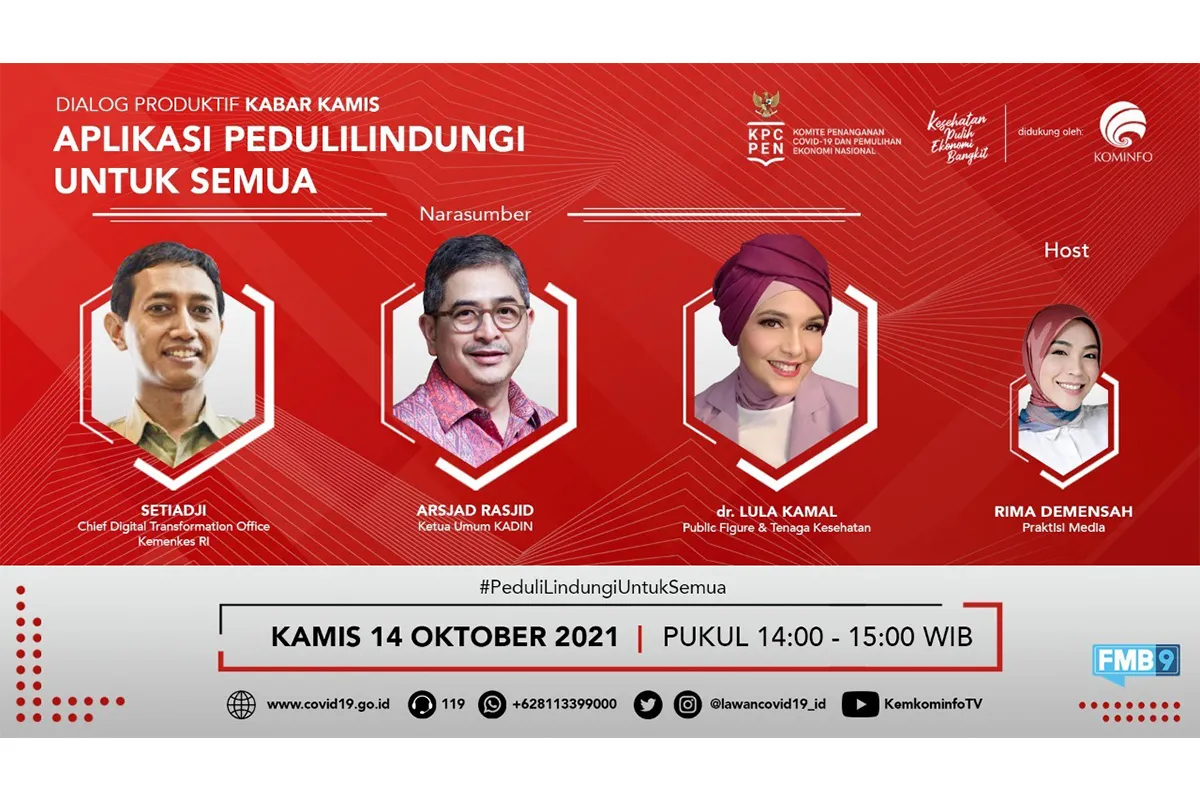 PeduliLindungi, Senjata Hadapi Pandemi dan Pemulihan Ekonomi 