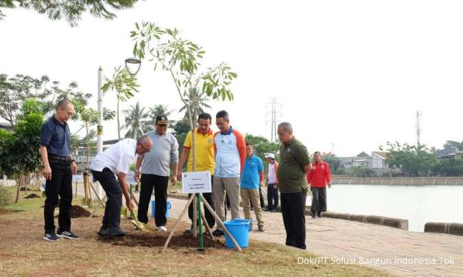 Selain Manfaatkan Sampah,SBI juga Tanam Pohon untuk Dukung Jakarta yang Berkelanjutan