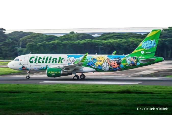Citilink Gandeng AQUA Luncurkan Desain Livery Khusus 