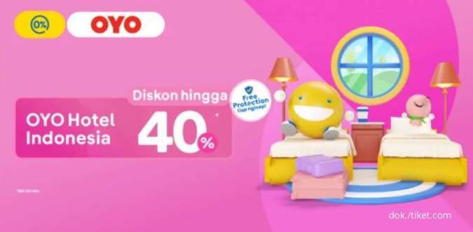 Promo Hotel OYO Indonesia, Diskon Hingga 40% dari Tiket.com