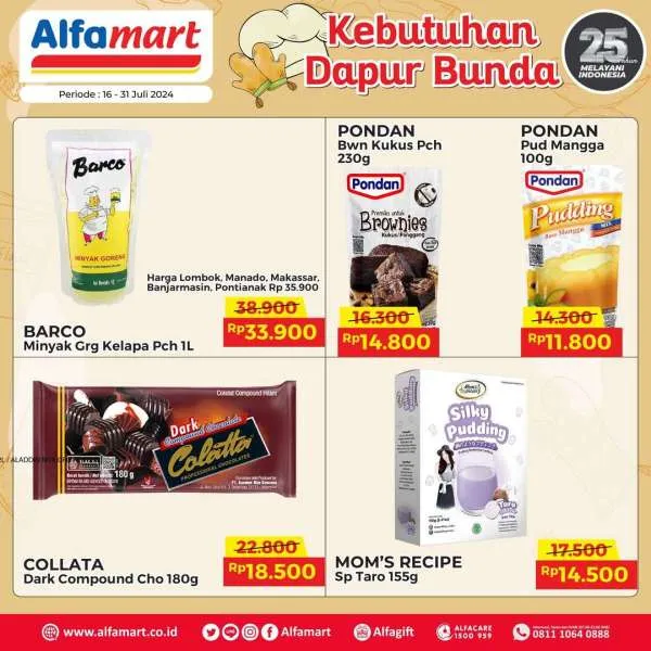 Promo Alfamart Kebutuhan Dapur Periode 16-31 Juli 2024