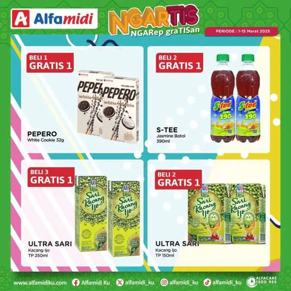 Promo Alfamidi Ngartis (Ngarep Gratisan) Periode 1-15 Maret 2025