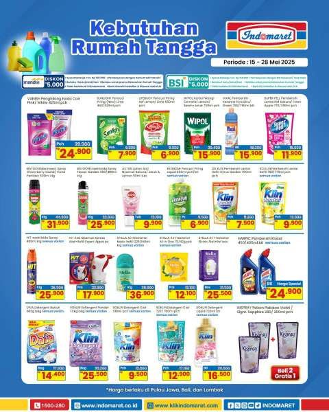 Promo Indomaret Super Hemat 15-28 Mei 2025