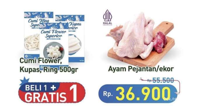 Promo Hypermart Weekday Periode 19-21 November 2024, Cumi Kupas Beli 1 Gratis 1