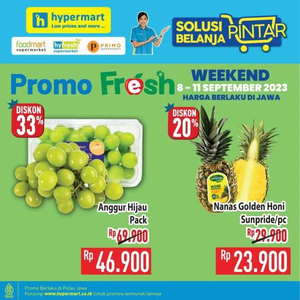 Promo Hypermart Hyper Diskon Weekend Periode 8-11 September 2023