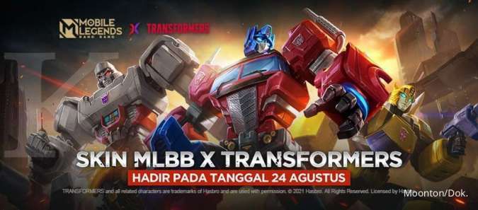 Simak trailer perdana MLBB X Transformers , ada Optimus Prime, Bumblebee & Megatron
