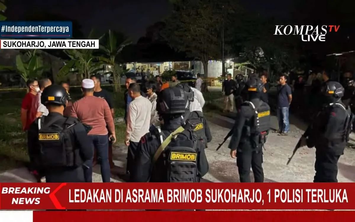 Terjadi Ledakan di Asrama Polisi Sukoharjo Jateng, 1 Orang Terluka