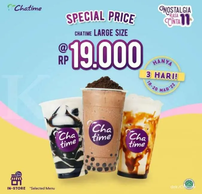 Promo Chatime Harga Spesial