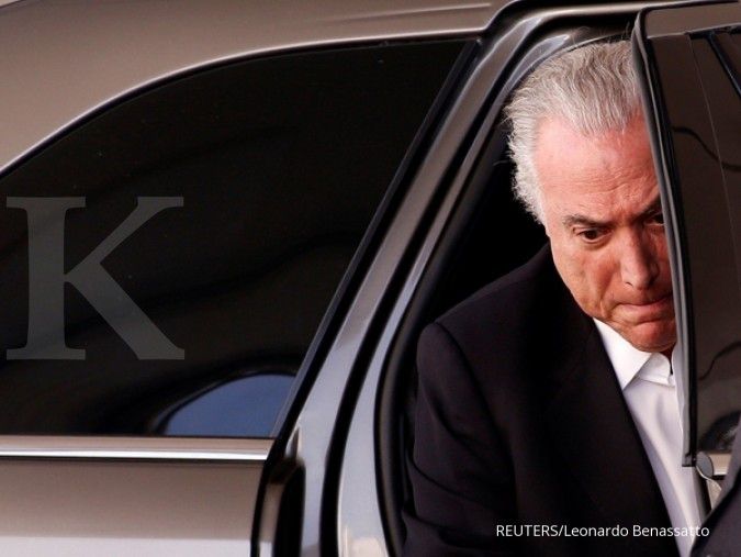 Bursa Brasil merosot 8% terjegal skandal presiden