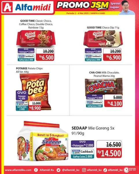 Promo JSM Alfamidi Spesial Gajian Periode 1-4 Mei 2025
