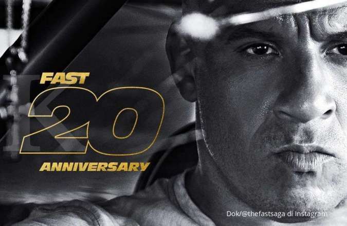 Fast and Furious rayakan 20 tahun franchise film ini dengan rilis video dan poster